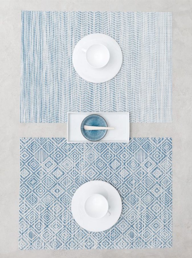 Chilewich set de table blue