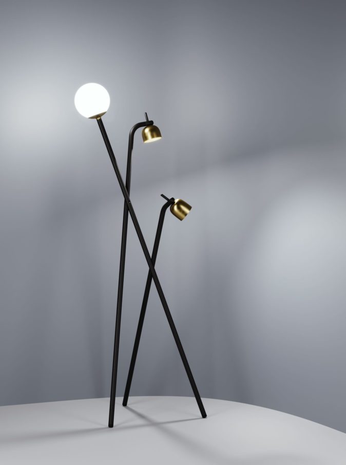 Lampe de sol Tripod