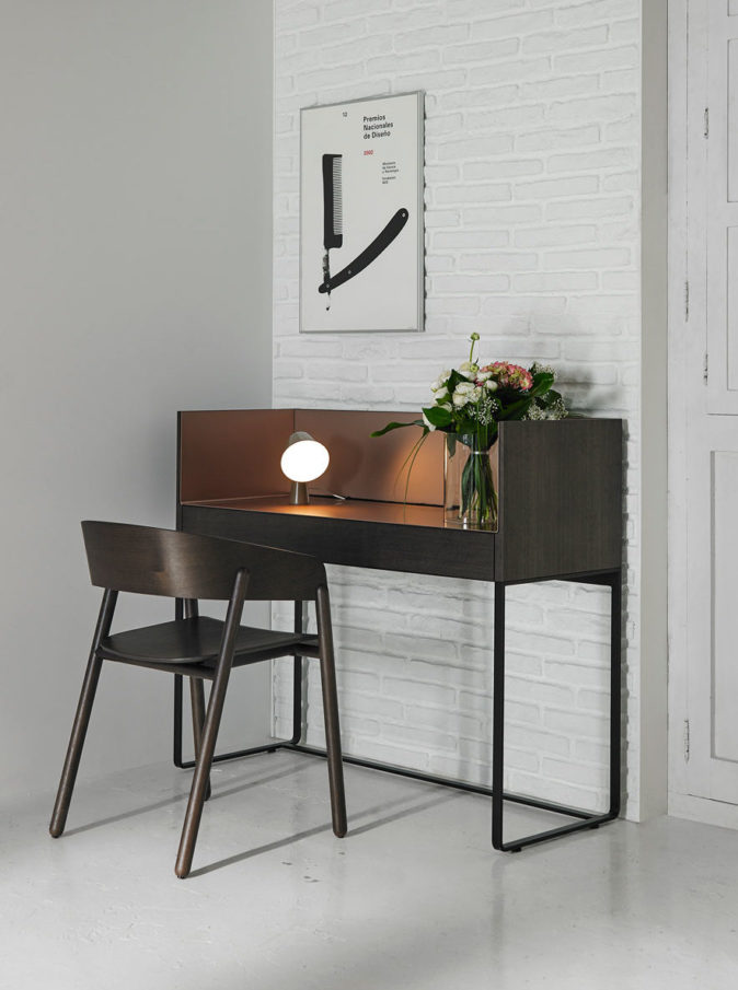 Bureau en noyer design