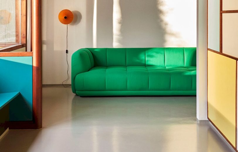 couleur acide quilton canapé