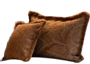 Coussin en jute naturelle