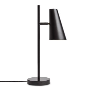 WOUD_Cono lampe de table noire