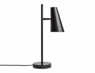 WOUD_Cono lampe de table noire