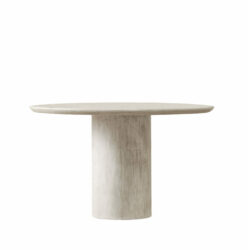 Table ronde Ari en enduit minéral par Vincent Sheppard