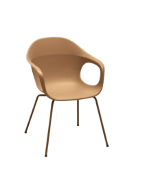 Chaise Elephantino Kristalia en plastique recyclé, design iconique avec accoudoirs, usage intérieur et extérieur – en vente chez Mise en Scène