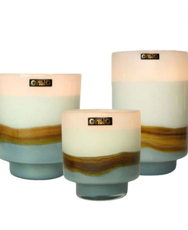 bougie riva onno collection art parfum bergamote musc amande design artistique contemporain