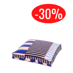 Mapoesie coussin de sol blue