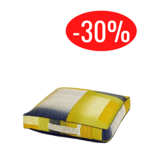 Mapoesie coussin de sol echo lime