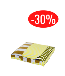 Mapoesie coussin de sol kaki