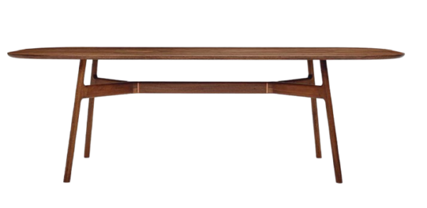 Table Marshall de Woak en version noyer en vente chez Mise en scène
