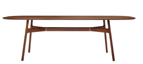 Table Marshall de Woak en version noyer en vente chez Mise en scène