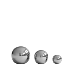 Set de 3 Gallery Balls chrome miroir de 101 CPH, en vente chez Mise en Scène – décoration contemporaine et jeux de lumière