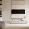 Console basse Elements en microciment d’Ethnicraft, en vente chez Mise en Scène