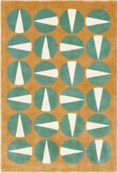 Tapis Gouache Terre Toulemonde Bochart en vente chez Mise en Scène – style géométrique seventies.