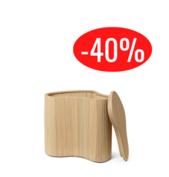 Table de nuit Isola – Ferm Living – rotin naturel – -40 %