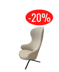 Fauteuil inclinable Dua Relax Kristalia en tissu beige – soldes -20 %