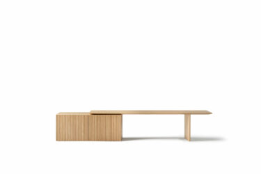 Console Velasca Extensible en bois design par Ludovica et Roberto Palomba pour Punt Mobles