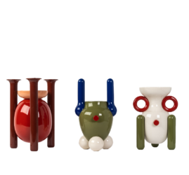 Vases Explorer en céramique colorée par BD Barcelona