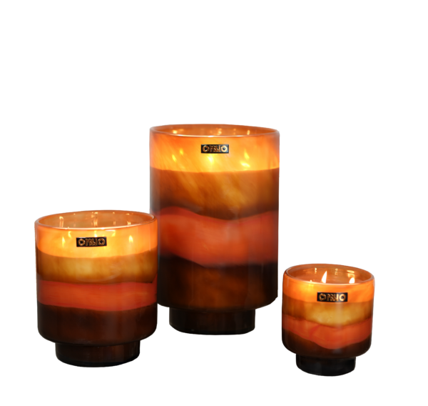 Bougie Art Romy parfum cashmere wood inspirée par l’art de Rothko