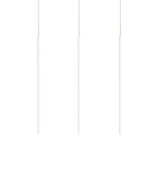 Suspension verticale Linescapes Nemo Lighting en aluminium, tube LED 115 cm
