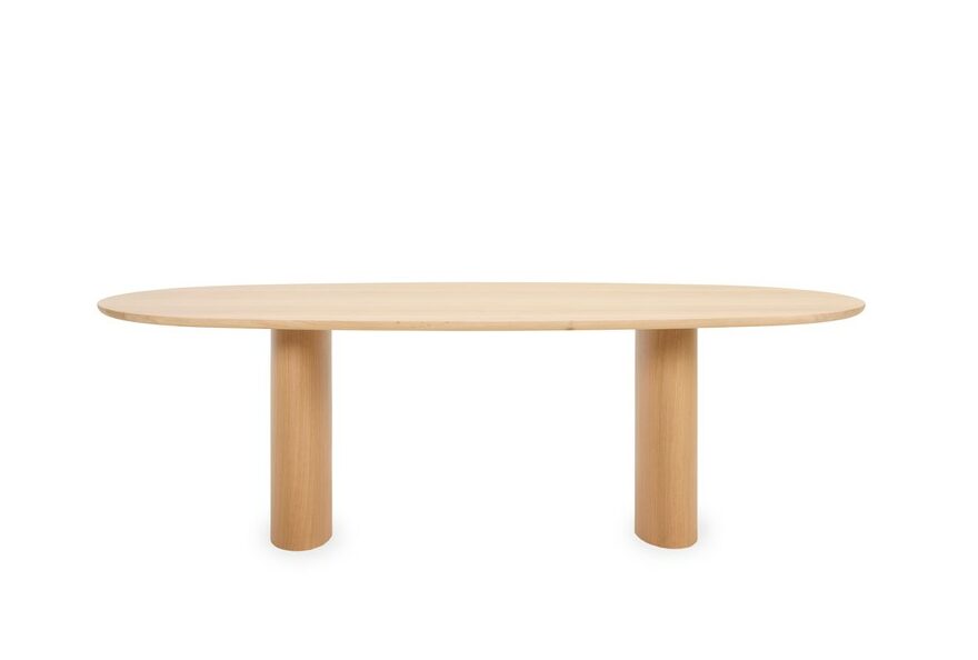 Table elliptique Atlas en chêne massif par Vincent Sheppard