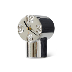 Horloge rétro HK Living en céramique avec finition Chrome