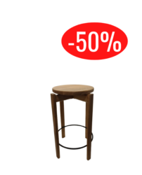 Tabouret Passage Audo Copenhagen en bois massif – hauteur comptoir -50%