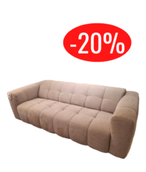 Canapé 3 places Alps Vilmers beige – confort et design raffiné