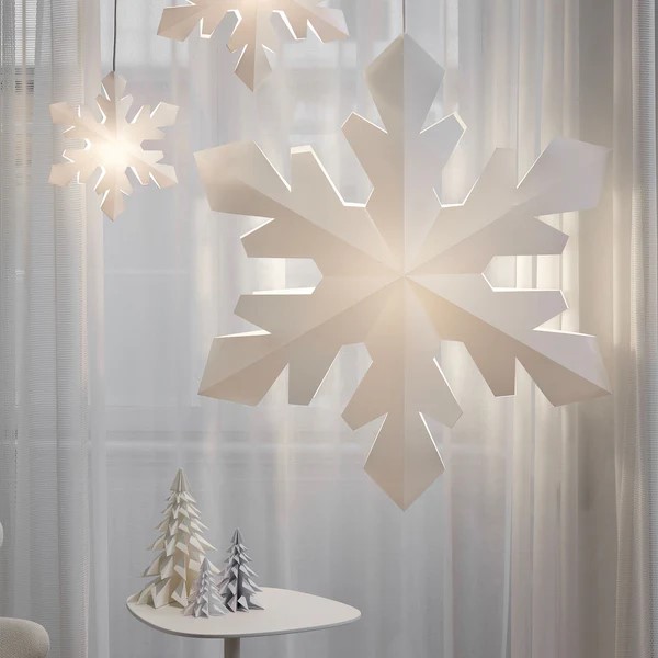 Suspension lumineuse Snowflake - Image 2
