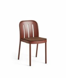 Chaise Deville HAY en aluminium recyclé pour extérieur avec ou sans accoudoirs