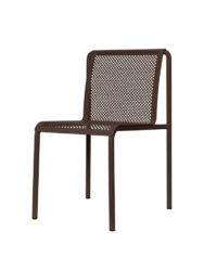 Chaise Dapple Ferm Living en acier perforé pour extérieur