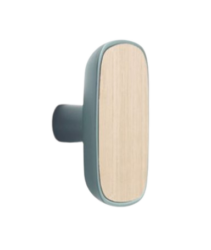 patère design murale avec crochets personnalisables et détails en bois