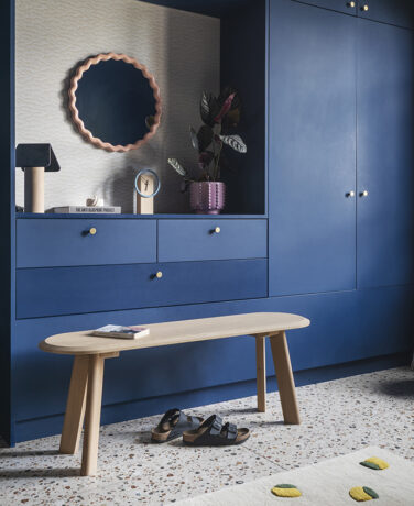 Banc Drugeot Manufacture en bois massif, design contemporain français