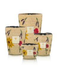 bougie ahitra baobab collection vony raphia brode fleurs parfum menthe vetiver ylang ylang