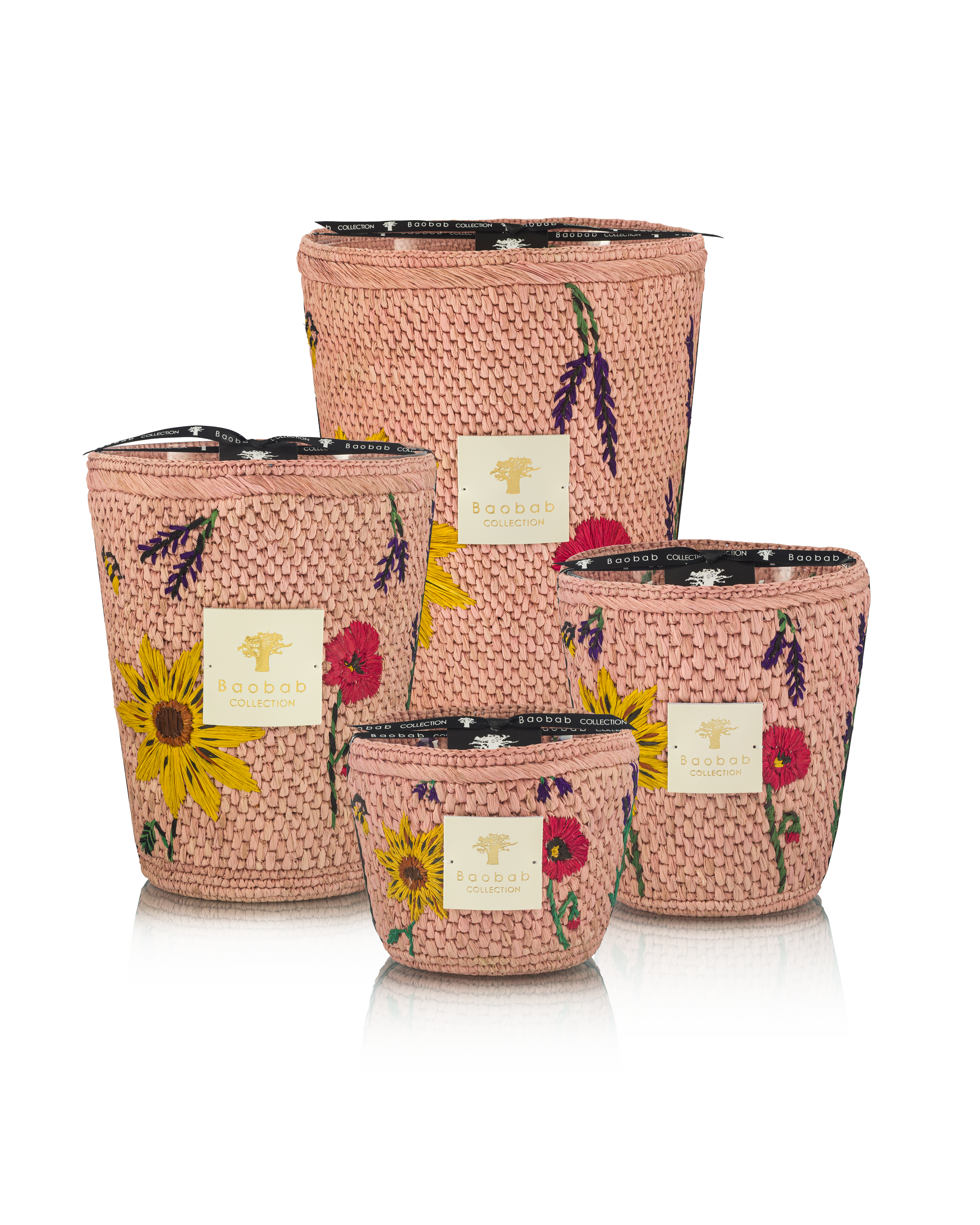 bougie kopelika baobab collection vony raphia rose brode parfum orchidée sel marin ylang ylang