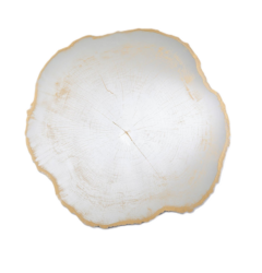 miroir arbo gold deknudt edition limitee finition doree design nature anneaux arbre contemporain