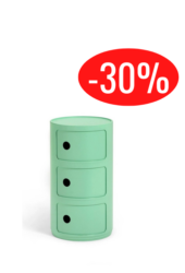 Componibili Bio 3 étages vert Kartell modèle d'exposition
