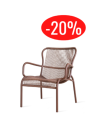 fauteuil lounge loop rust vincent sheppard fauteuil outdoor design rouille piece exposition outlet mobilier jardin contemporain