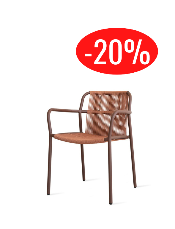 lot de 4 chaises Sweep Vincent Sheppard Cinnamon modèle d'exposition
