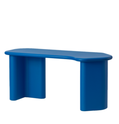 bureau bonbon miniforms design laque couleur formes arrondies pieds virgule bureau contemporain