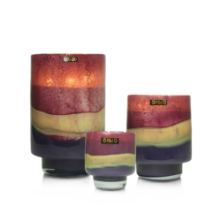 bougie Emily ONNO en verre coloré de la collection Art Collection